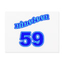 1959 Nineteen 59 postcards