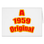 1959 Original Red Greeting Card