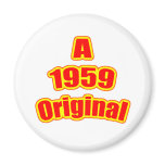 1959 Original Red Fridge Magnet