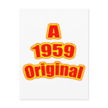 1959 Original Red Post Card