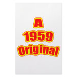 1959 Original Red Stationery