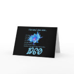 1960 Birthday - The Best Year Ever with Hit Songs Card