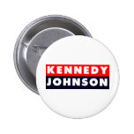 1960 Kennedy Johnson Bumper Sticker Pin