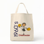 1960’s Cheerleader Stick Figure Tote Bag