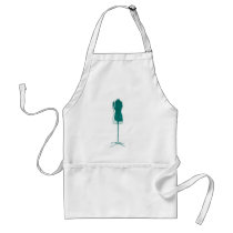 1960s Fashion Retro quirky dress form Apron