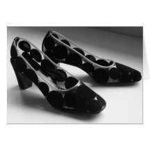 1960's Herbert Levine Heels Greeting or Note Card