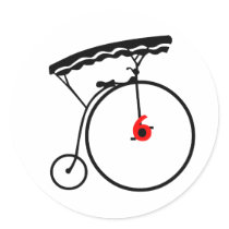 1960's The Prisoner - Number Six Sticker