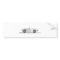 1961 1962 Chevrolet Corvette Bumper Stickers
