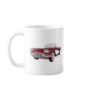 1961 Corvette C1: Candy Apple Finish: mugs