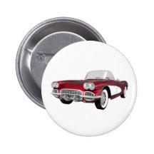 1961 Corvette C1: Candy Apple Finish: Pin