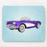 1961 Corvette C1: Purple Finish: Mousepad