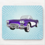 1961 Corvette C1: Purple Finish: Mousepad
