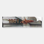 1961 Dragonfly Bumper Sticker
