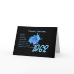1962 Birthday - The Best Year Ever with Hit Songs Greeting Card