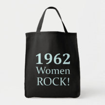 1962 Women Rock, 50th Birthday Tote Bag