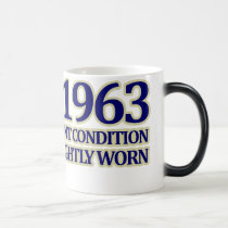 1963, 50th Birthday mugs