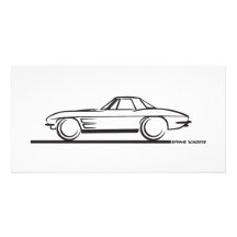 1963 Corvette Stingray Hardtop Custom Photo Card