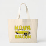 1963 nova chevy II wagon yellow Tote Bags