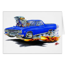 1964-65 El Camino Blue Truck Card