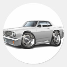 1964 Chevelle White Car Stickers