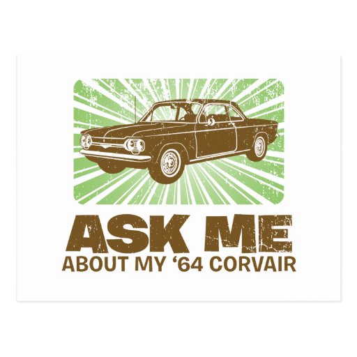 1964 Chevrolet Corvair Postcard