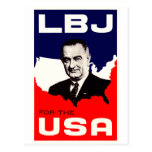 1964 LBJ for the USA Post Cards