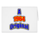 1964 Original Bl Red Greeting Card
