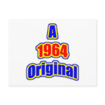 1964 Original Bl Red Post Card