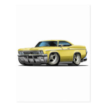 1965-66 Impala Tan Car Postcards
