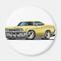 1965-66 Impala Tan Car Refrigerator Magnet