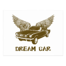 1965 Ford Mustang Coupe Postcard