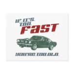 1965 Ford Mustang Fastback Post Cards
