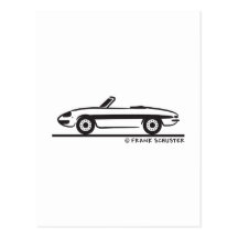 1966 Alfa Romeo Duetto Spider Veloce Post Card