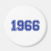 1966 Birthday Magnet