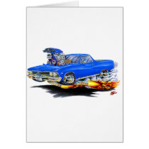 1966 El Camino Blue Truck Card