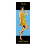 1966 Fashion Bookmark Business Cards
