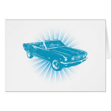 1966 Ford Mustang Convertible Card