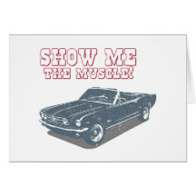 1966 Ford Mustang Convertible Greeting Card