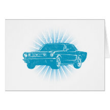 1966 Ford Mustang Coupe Greeting Cards