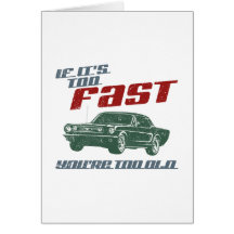 1966 Ford Mustang Coupe Greeting Cards