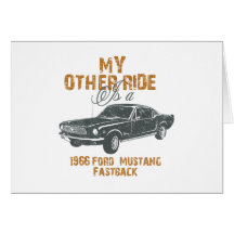 1966 Ford Mustang Fastback Cards