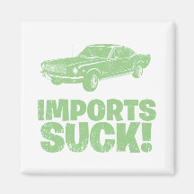 1966 Ford Mustang Fastback Fridge Magnets