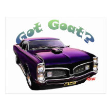 1966 GTO POST CARDS