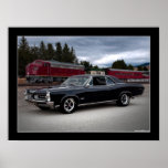 1966 Pontiac GTO Muscle Car Poster