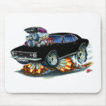 1967 Camaro SS Black Car Mouse Pads