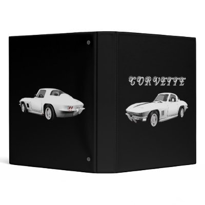 1967 Corvette Sports Car: White Finish: Binder by spiritswitchboard