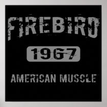1967 Firebird American Muscle Poster