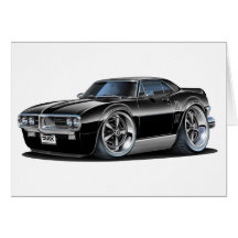 1967 Firebird Black Car Cards