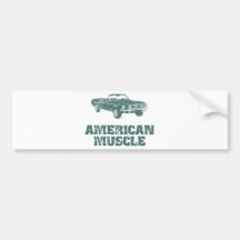 1967 Ford Mustang Convertible Bumper Stickers