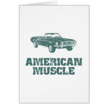 1967 Ford Mustang Convertible Cards
